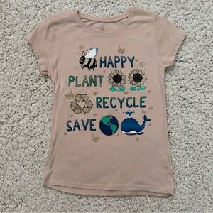 Kids Earth Day theme Graphic Tee size M